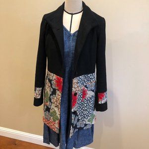 Desigual Coat size EU 38.  This fits like a size US 4.